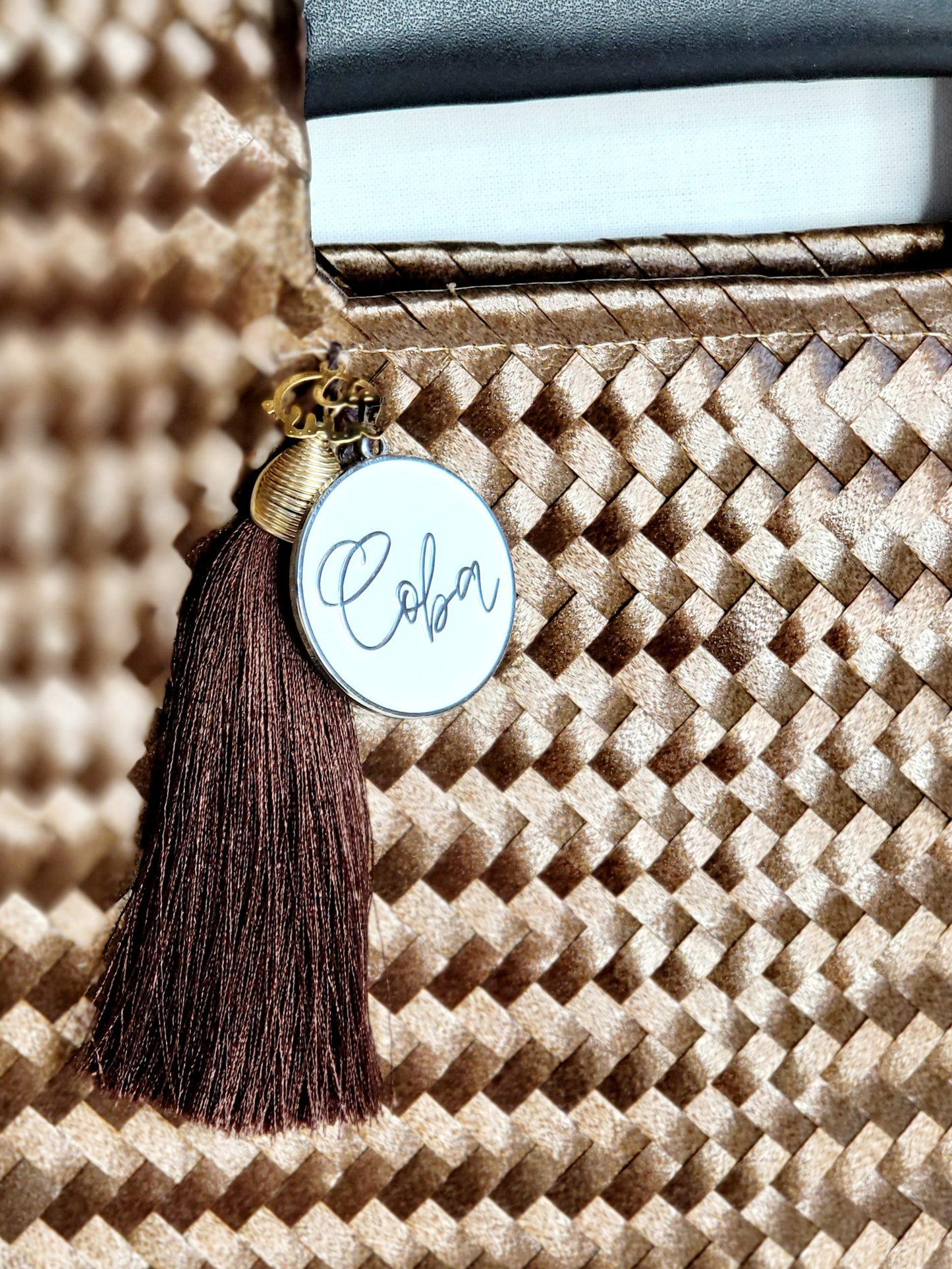 Coffee Brown/Brn Artisan Clutch