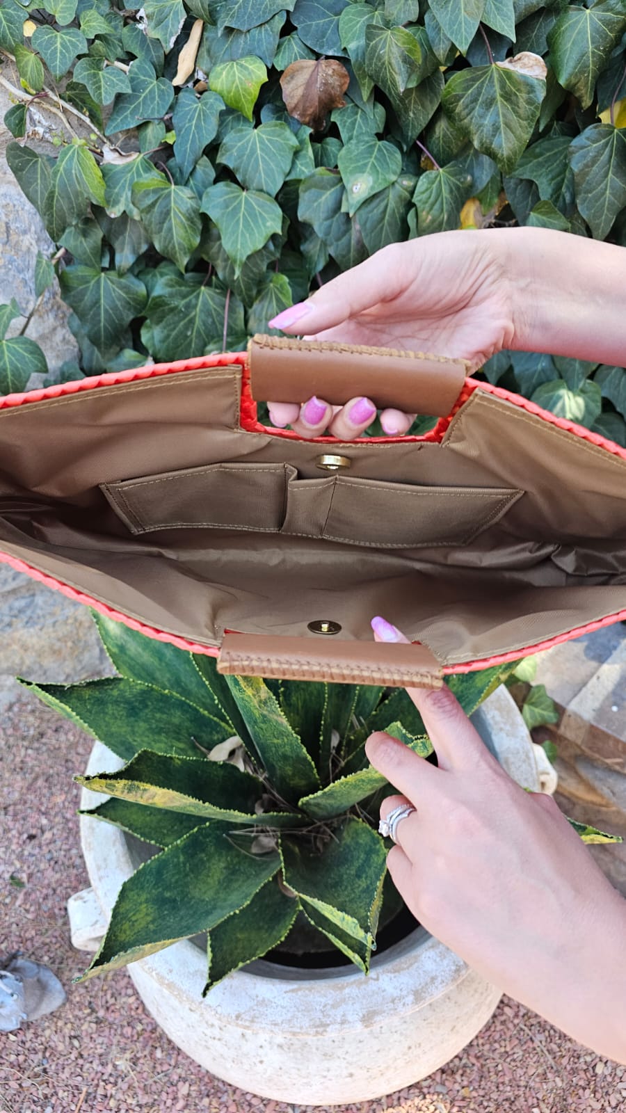 Silver/Silver Artisan Clutch