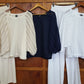 PRE-ORDER Now - "O" Blouse - White