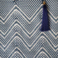 Lola Medium Bag - Blue & Double White
