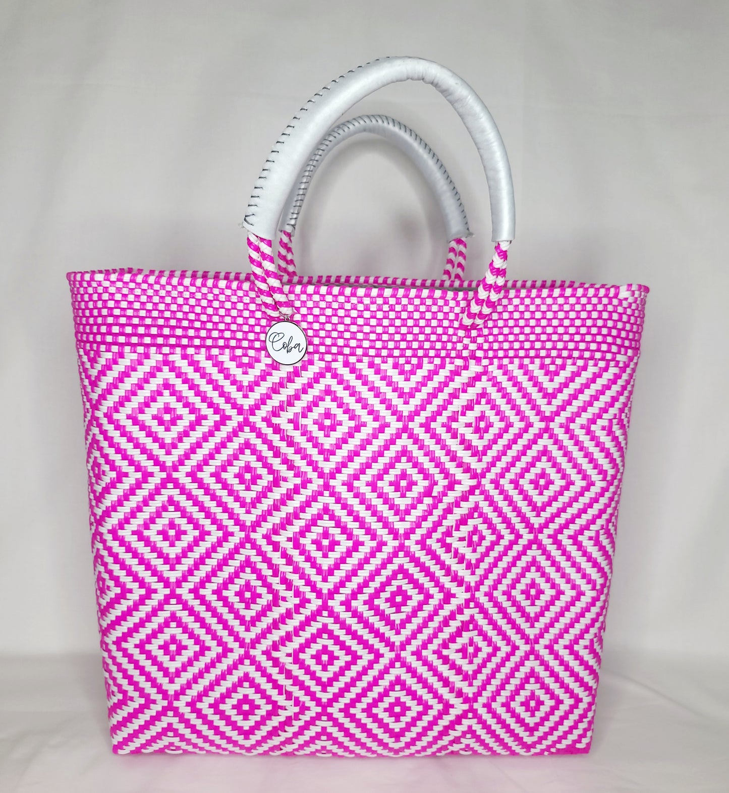 Lola Large Bag - Hot Pink Diamond