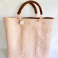 Lola Large Bag - Two Toned Pastel Pink