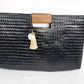 Black/Brown Artisan Clutch