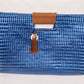 Blue Artisan Clutch