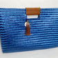 Blue Artisan Clutch