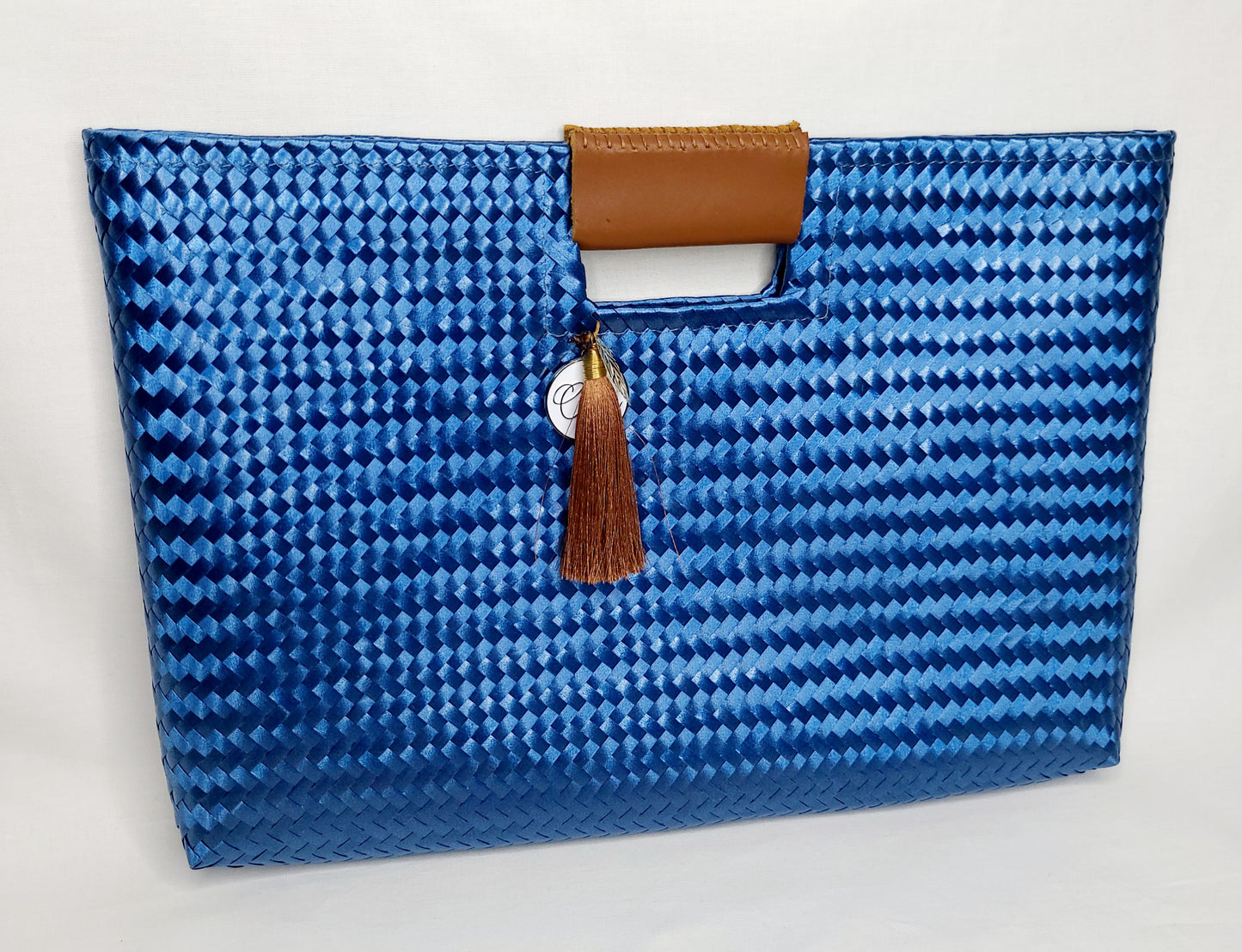 Blue Artisan Clutch