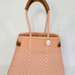 Lola Bucket Bag - Long Handle Peach