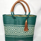 Lola Medium Bag - Deep Green Diamond