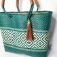Lola Medium Bag - Deep Green Diamond