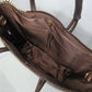 Lola Medium Bag - Brown/Creme