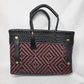 Lola Bucket Bag - Wine and Black