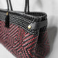 Lola Bucket Bag - Wine and Black