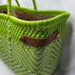 Lola Bucket Bag - Lime Green & Translucent