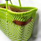 Lola Bucket Bag - Lime Green & Translucent