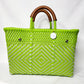 Lola Bucket Bag - Lime Green & Translucent