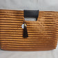 Copper Artisan Clutch - Dark Brn Handle
