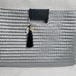 Silver Artisan Clutch - Black Handle