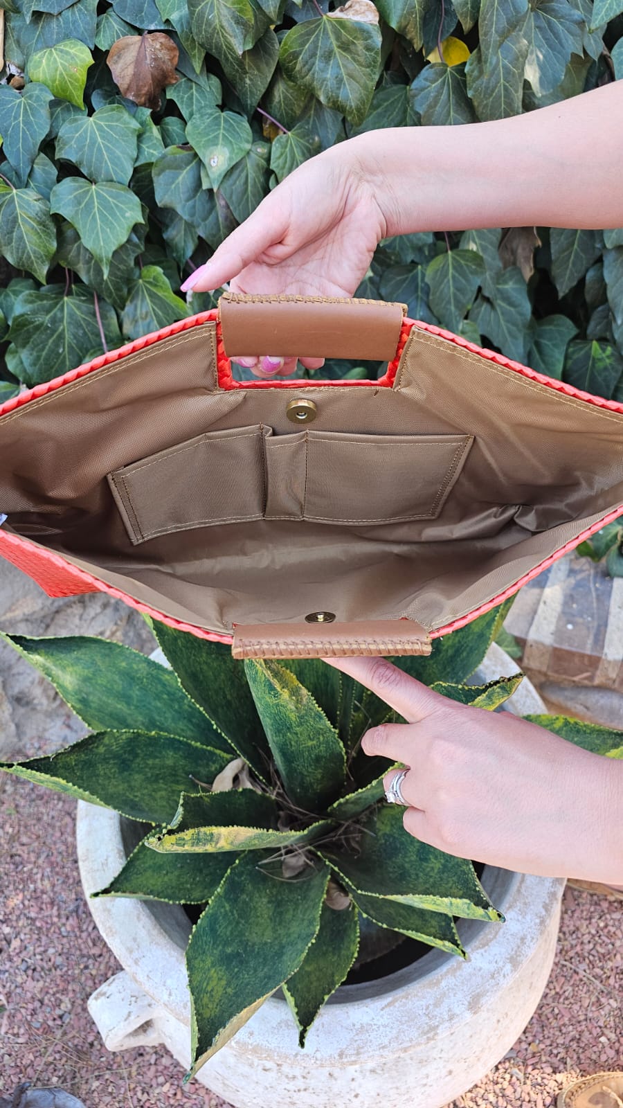 Silver/Silver Artisan Clutch