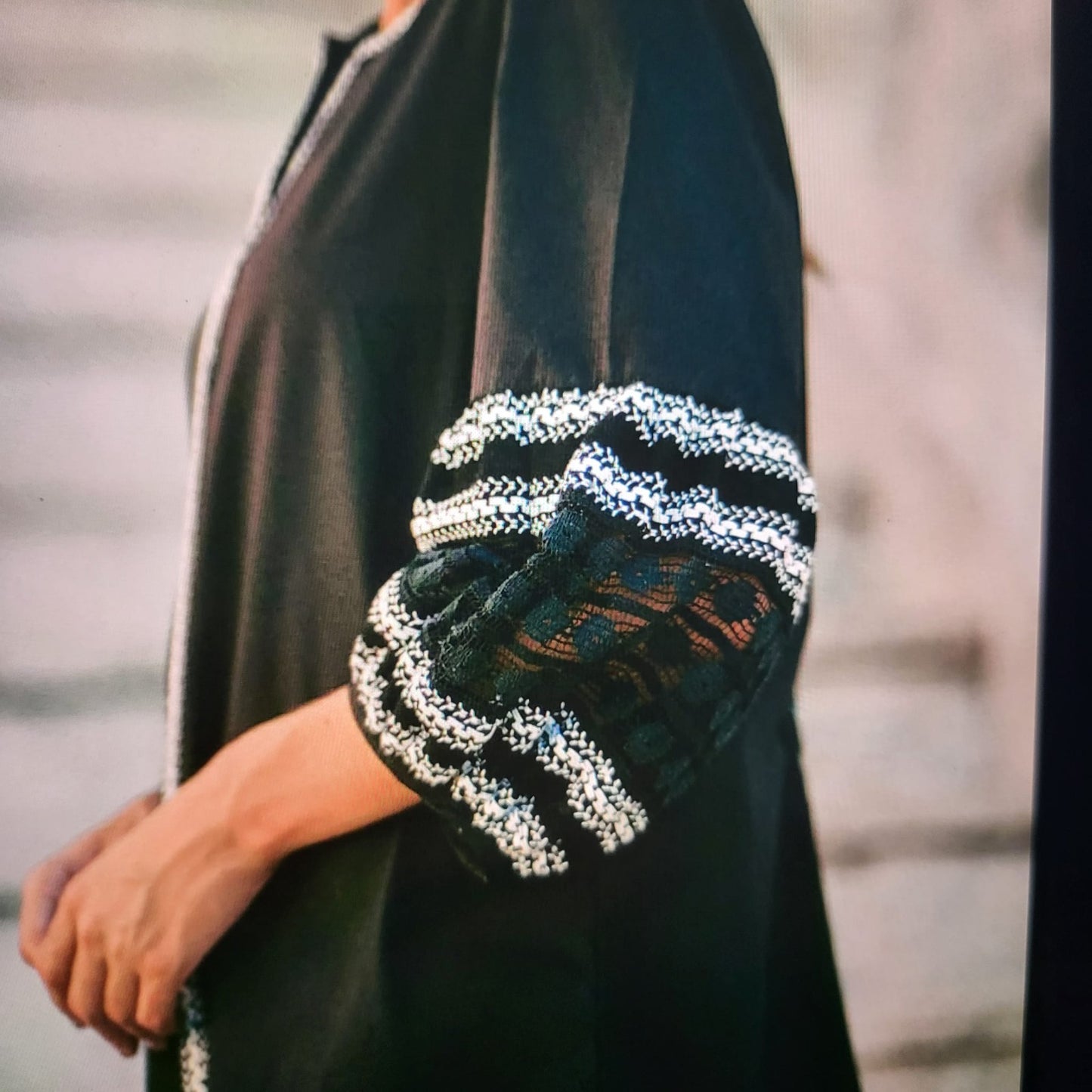 PRE- ORDER Now - Bluish Black and White Tunica