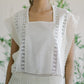 PRE- ORDER Now - Fan Blouse - White