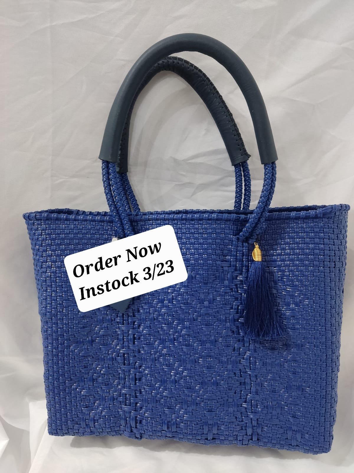 Lola Mini Bag - Indigo Blue w/ zipper