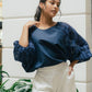 PRE-ORDER NOW - "O" Blouse - Blue