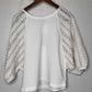 PRE-ORDER Now - "O" Blouse - Creme