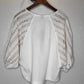 PRE-ORDER Now - "O" Blouse - Creme