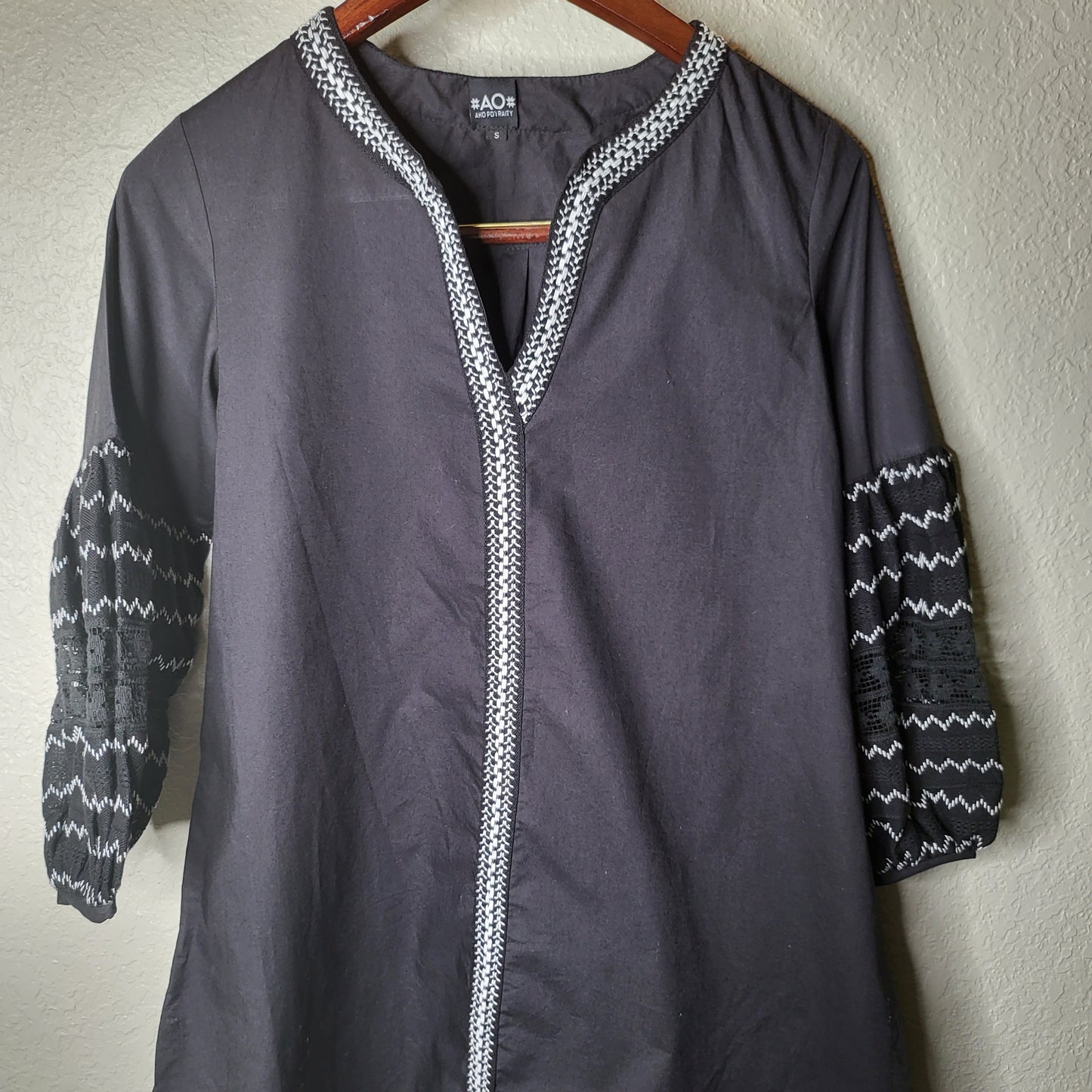 PRE- ORDER Now - Bluish Black and White Tunica