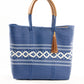Lola Medium Bag - Blue Royal & White Diamond