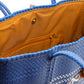 Lola Medium Bag - Blue Royal & White Diamond