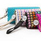 Wristlet - Crossbody Pop of Turquoise